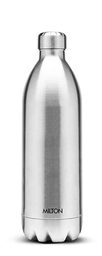 Buy Milton Duke Thermosteel Vaccum Insulated Hot & Cold Water Bottle Hot  and Cold Water Bottle, 750 ml, Black- /shop